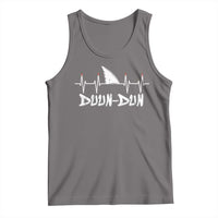 Funny Shark Heartbeat EKG Dunn Ocean Wildlife Tank Top