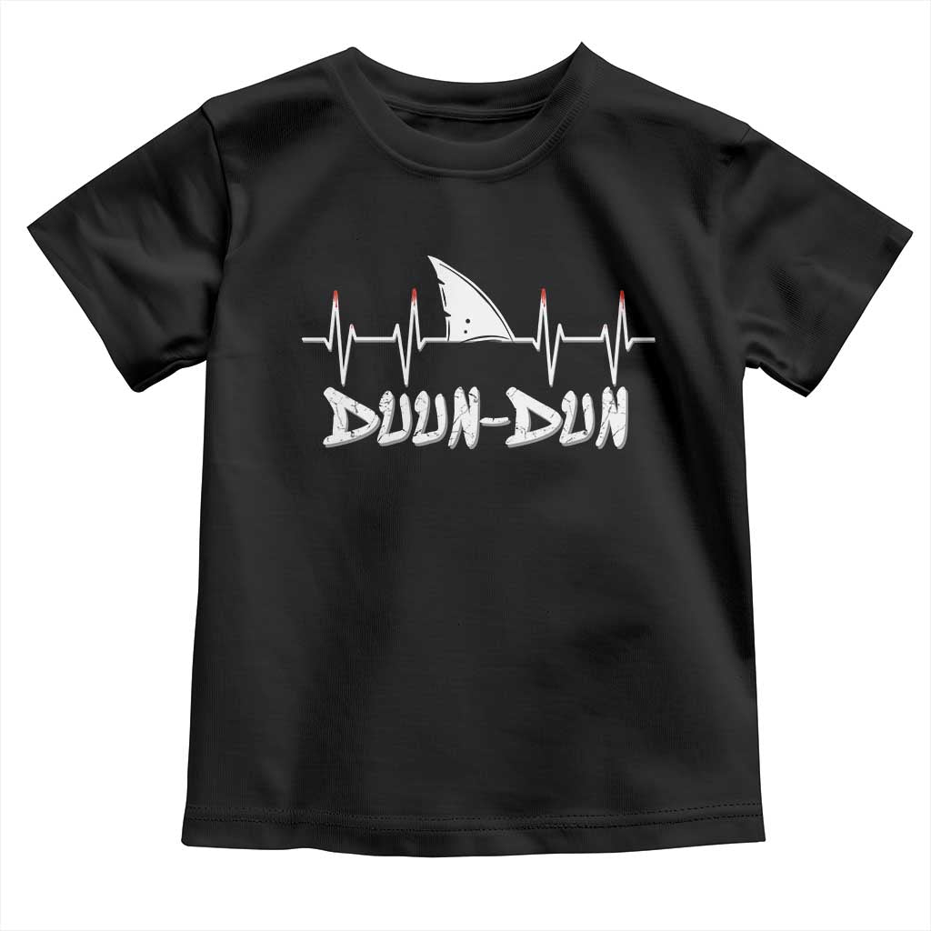 Funny Shark Heartbeat EKG Dunn Ocean Wildlife Toddler T Shirt