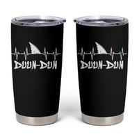Funny Shark Heartbeat EKG Dunn Ocean Wildlife Tumbler Cup