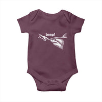 Boop Shark Meme Baby Onesie Funny Nose Touch Shark Lovers Ocean Life