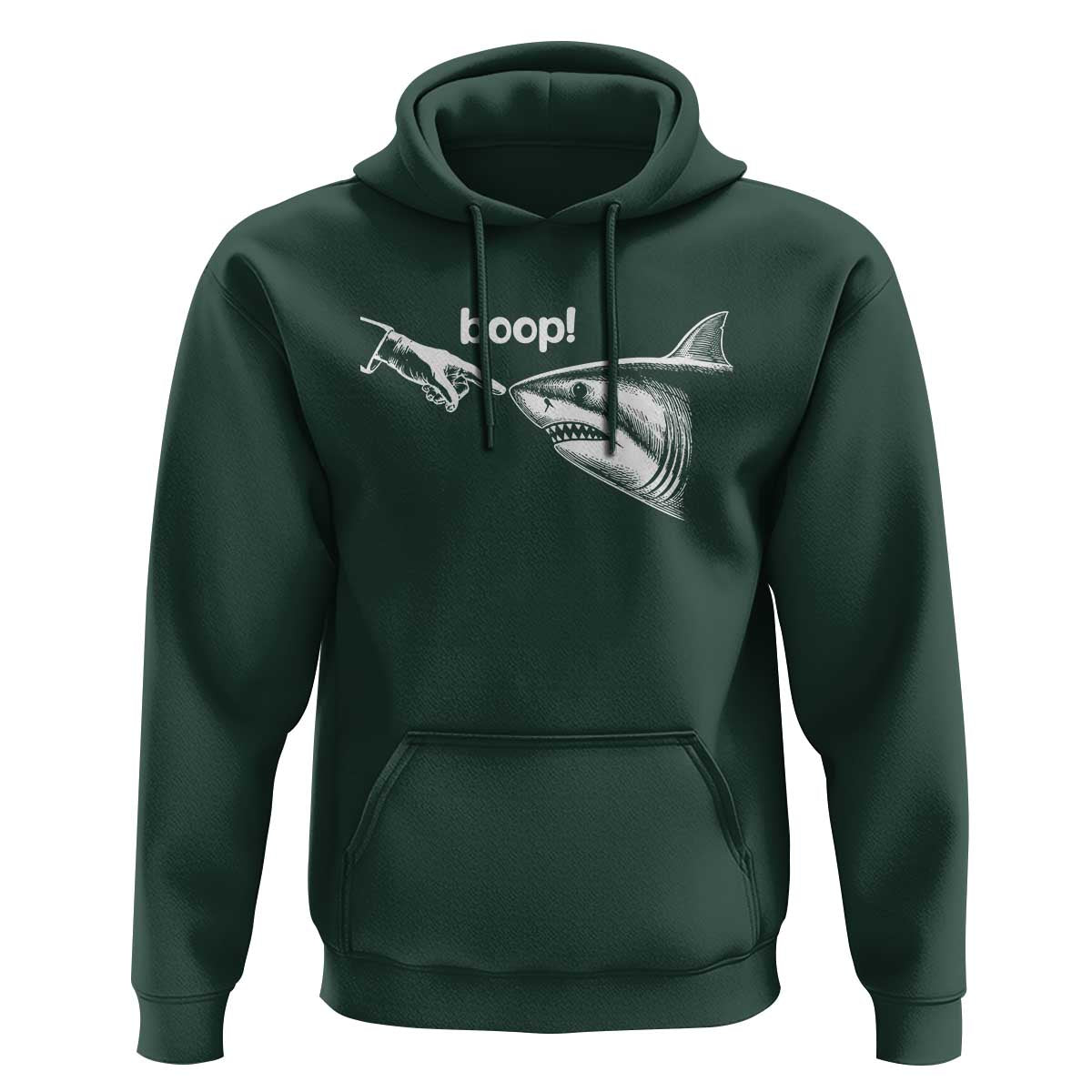 Boop Shark Meme Hoodie Funny Nose Touch Shark Lovers Ocean Life