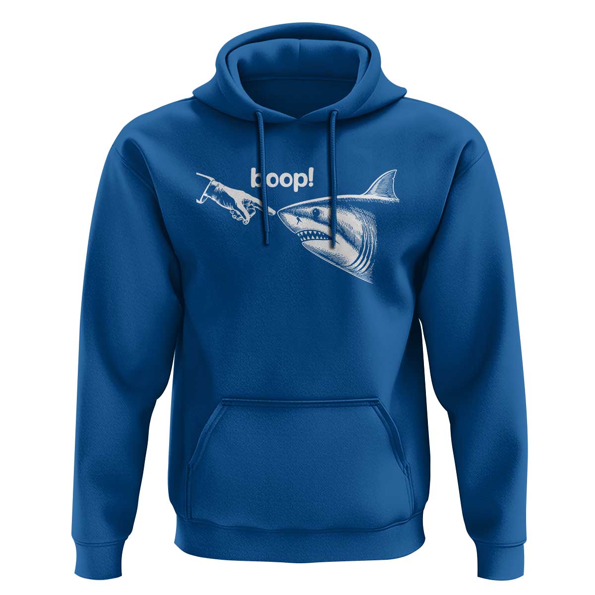 Boop Shark Meme Hoodie Funny Nose Touch Shark Lovers Ocean Life
