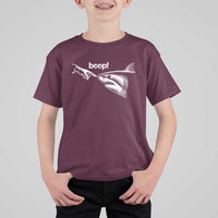 Boop Shark Meme T Shirt For Kid Funny Nose Touch Shark Lovers Ocean Life
