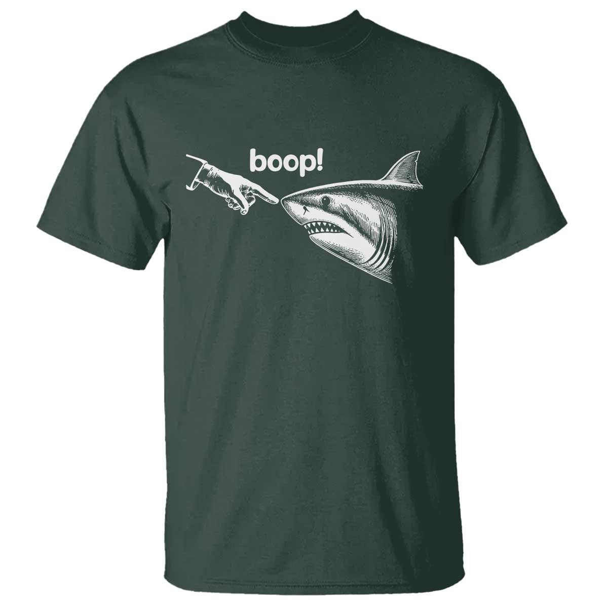Boop Shark Meme T Shirt Funny Nose Touch Shark Lovers Ocean Life