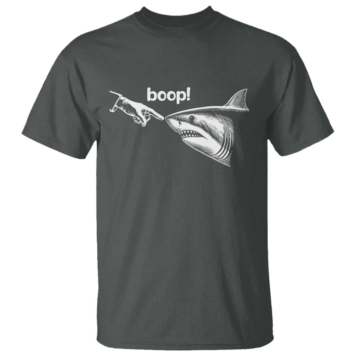 Boop Shark Meme T Shirt Funny Nose Touch Shark Lovers Ocean Life