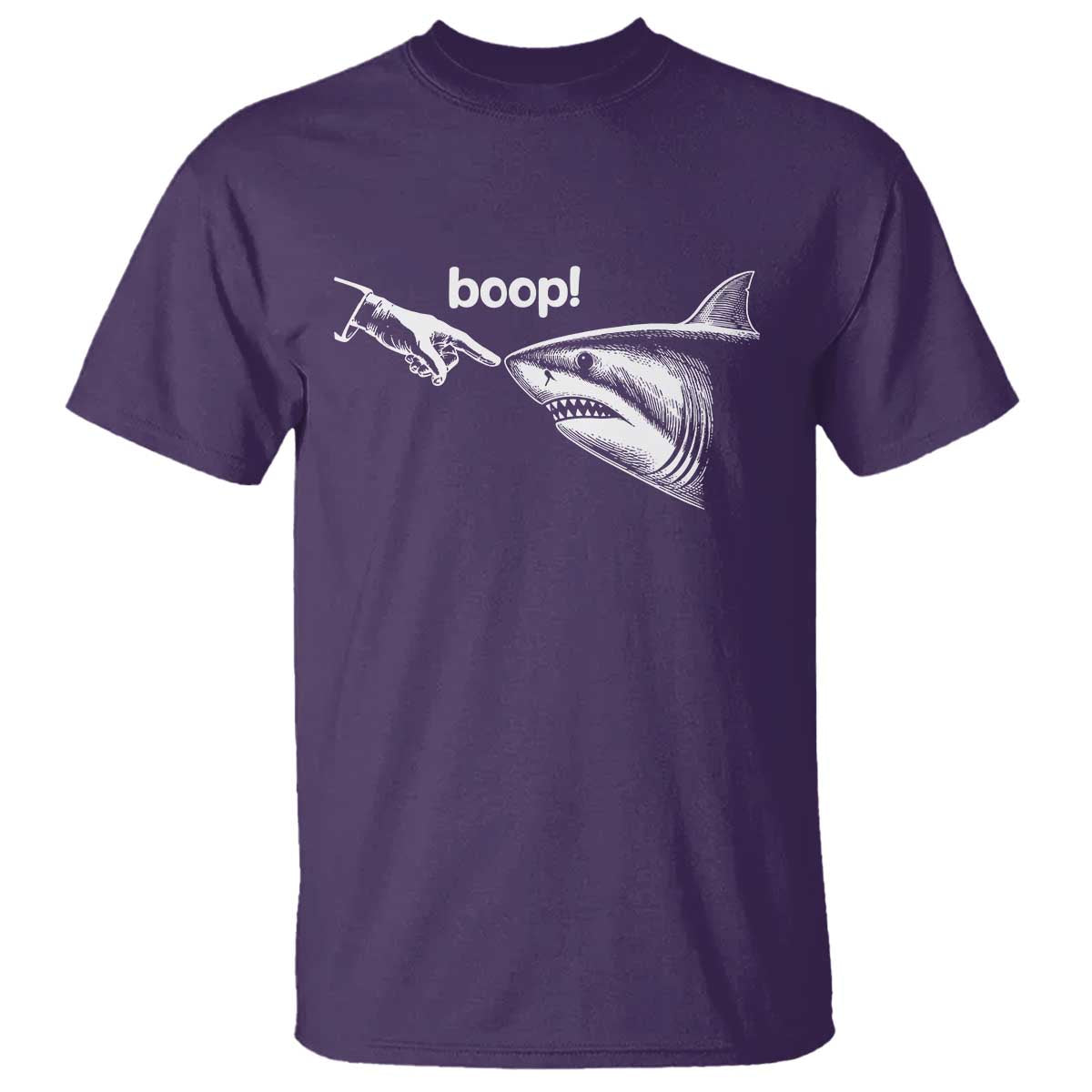 Boop Shark Meme T Shirt Funny Nose Touch Shark Lovers Ocean Life