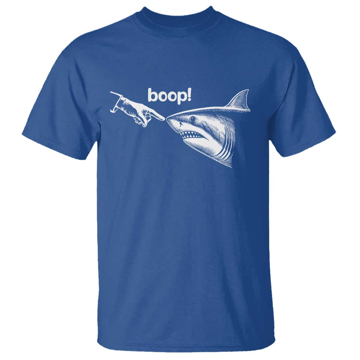 Boop Shark Meme T Shirt Funny Nose Touch Shark Lovers Ocean Life