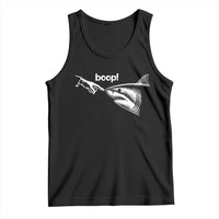 Boop Shark Meme Tank Top Funny Nose Touch Shark Lovers Ocean Life