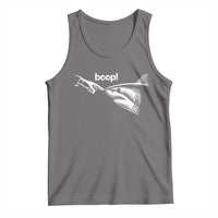 Boop Shark Meme Tank Top Funny Nose Touch Shark Lovers Ocean Life