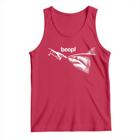 Boop Shark Meme Tank Top Funny Nose Touch Shark Lovers Ocean Life