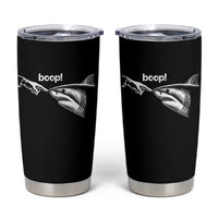Boop Shark Meme Tumbler Cup Funny Nose Touch Shark Lovers Ocean Life