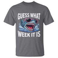 Funny Shark Guess What Week It Is T Shirt Shark Awareness Support Ocean Summer