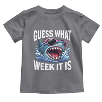 Funny Shark Guess What Week It Is Toddler T Shirt Shark Awareness Support Ocean Summer