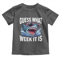 Funny Shark Guess What Week It Is Toddler T Shirt Shark Awareness Support Ocean Summer