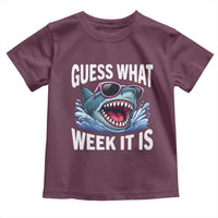 Funny Shark Guess What Week It Is Toddler T Shirt Shark Awareness Support Ocean Summer