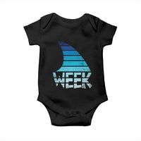 Funny Shark Fin Week Retro Ocean Wildlife Vintage Baby Onesie