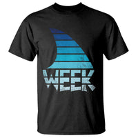 Funny Shark Fin Week Retro Ocean Wildlife Vintage T Shirt