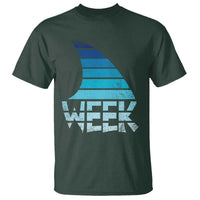 Funny Shark Fin Week Retro Ocean Wildlife Vintage T Shirt