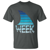 Funny Shark Fin Week Retro Ocean Wildlife Vintage T Shirt