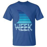 Funny Shark Fin Week Retro Ocean Wildlife Vintage T Shirt