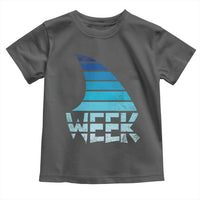 Funny Shark Fin Week Retro Ocean Wildlife Vintage Toddler T Shirt