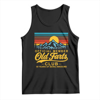 50th Birthday Official Member Old Fart Club Tank Top 50 Years of Being Awesome Funny Fart Joke Retro