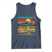 50th Birthday Official Member Old Fart Club Tank Top 50 Years of Being Awesome Funny Fart Joke Retro