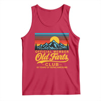 50th Birthday Official Member Old Fart Club Tank Top 50 Years of Being Awesome Funny Fart Joke Retro