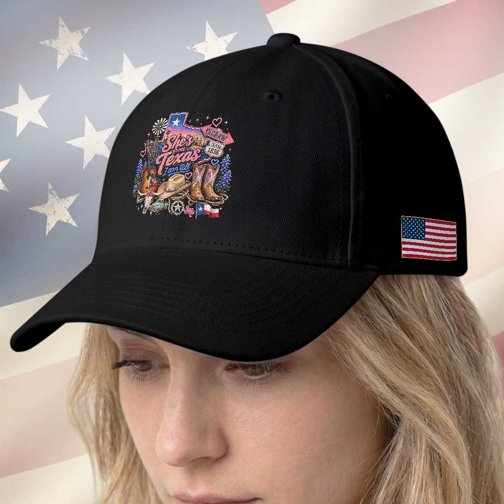 She Is From Texas I Can Tell Baseball Cap Texas Girl Pride