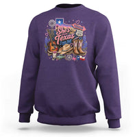 She Is From Texas I Can Tell Sweatshirt Texas Girl Pride