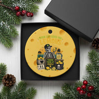 When Life Gives You Lemons Throw Them At People Ceramic Ornament Skeleton Lemon Jokes