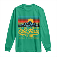 90th Birthday Official Member Old Fart Club Long Sleeve Shirt 90 Years of Being Awesome Funny Fart Joke Retro