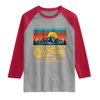 70th Birthday Official Member Old Fart Club Raglan Shirt 70 Years of Being Awesome Funny Fart Joke Retro