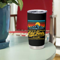 65th Birthday Official Member Old Fart Club Tumbler Cup 65 Years of Being Awesome Funny Fart Joke Retro