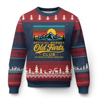 45th Birthday Official Member Old Fart Club Ugly Christmas Sweater 45 Years of Being Awesome Funny Fart Joke Retro
