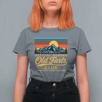 40th Birthday Official Member Old Fart Club T Shirt For Women 40 Years of Being Awesome Funny Fart Joke Retro