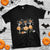 Funny Halloween T Shirt Ballerina Pumpkin Skeleton Pumpkin Flower - Wonder Print Shop