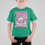 Funny Pink Santa Christmas T Shirt For Kid Christmas Vibes Checkboard - Wonder Print Shop