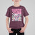 Funny Pink Santa Christmas T Shirt For Kid Christmas Vibes Checkboard - Wonder Print Shop
