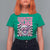 Funny Pink Santa Christmas T Shirt For Women Christmas Vibes Checkboard - Wonder Print Shop