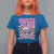 Funny Pink Santa Christmas T Shirt For Women Christmas Vibes Checkboard - Wonder Print Shop