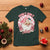 Funny Christmas T Shirt Holly Jolly Vibes Retro Pink Santa - Wonder Print Shop