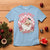 Funny Christmas T Shirt Holly Jolly Vibes Retro Pink Santa - Wonder Print Shop