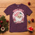 Funny Christmas T Shirt Holly Jolly Vibes Retro Pink Santa - Wonder Print Shop