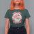 Funny Christmas T Shirt For Women Holly Jolly Vibes Retro Pink Santa - Wonder Print Shop