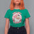 Funny Christmas T Shirt For Women Holly Jolly Vibes Retro Pink Santa - Wonder Print Shop