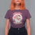 Funny Christmas T Shirt For Women Holly Jolly Vibes Retro Pink Santa - Wonder Print Shop