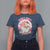 Funny Christmas T Shirt For Women Holly Jolly Vibes Retro Pink Santa - Wonder Print Shop