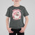 Funny Pink Christmas Retro Black Santa T Shirt For Kid Holly Jolly Vibes - Wonder Print Shop