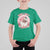 Funny Pink Christmas Retro Black Santa T Shirt For Kid Holly Jolly Vibes - Wonder Print Shop